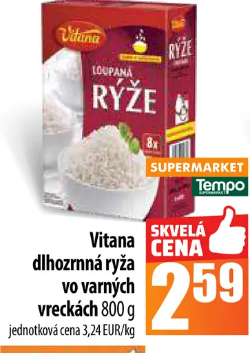 Vitana Dlhozrnná ryža