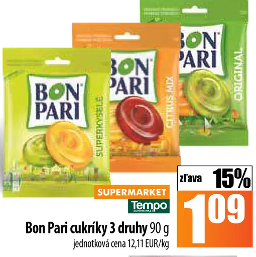 BON PARI cukríky