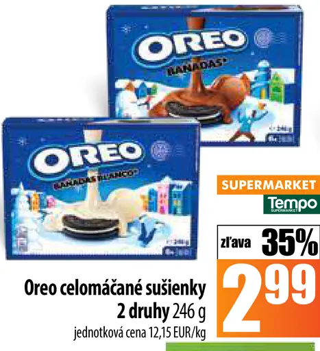 Oreo celočané sušienky
