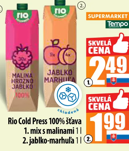 Rio Cold Press 100% šťava