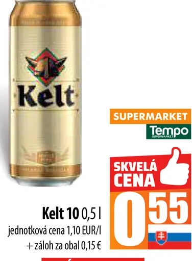 Kelt plechovka