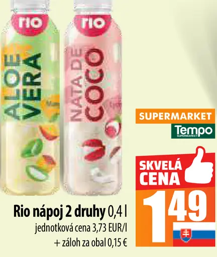 Rio nápoj 2 druhy