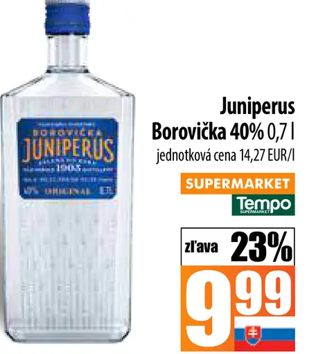 Juniperus Borovička 40%
