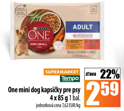 One Mini Dog kapsičky pre psy