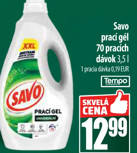 Savo prací gel