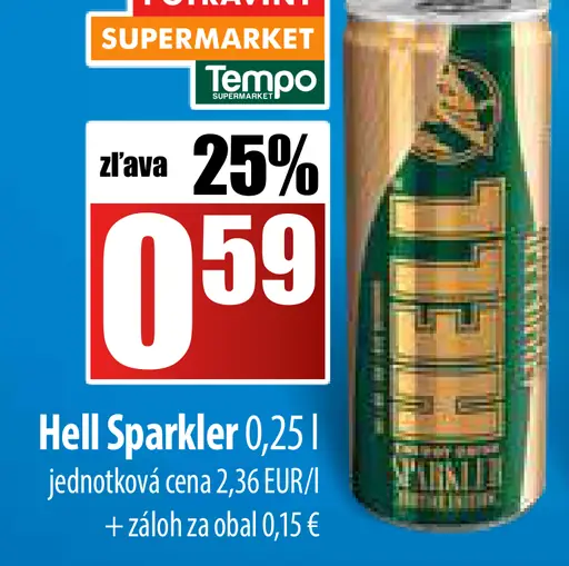 Hell Sparkler plechovka