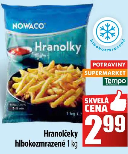 NOWACO Hranolčeky hlboko zmrazené
