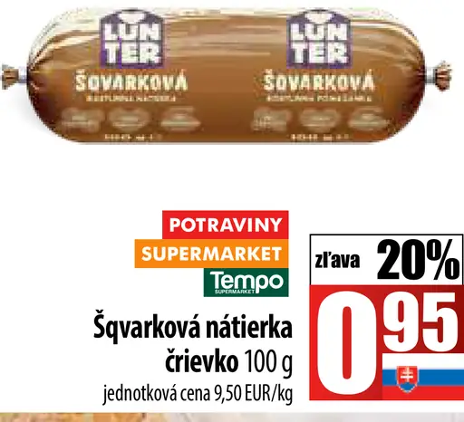 Švárková nátierka črievko