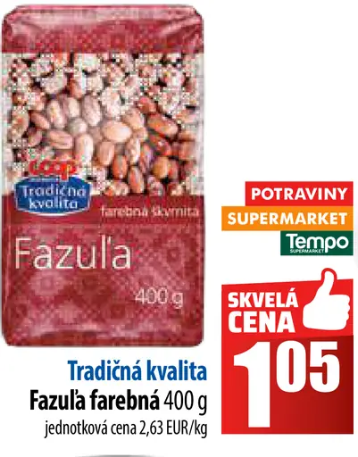 Tradičná kvalita Fazula farebná