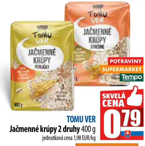 TOMU VER Jačmenné krúpy