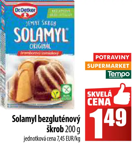 Dr. Oetker Solamyl bezlepkový škrob