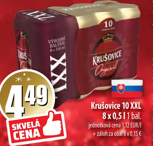 Krušovice plechovka