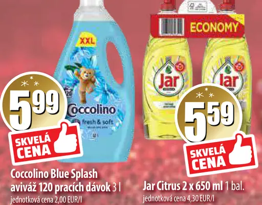 Coccolino Blue Splash aviváž