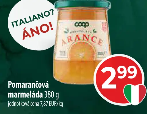 Coop Pomarančová marmeláda