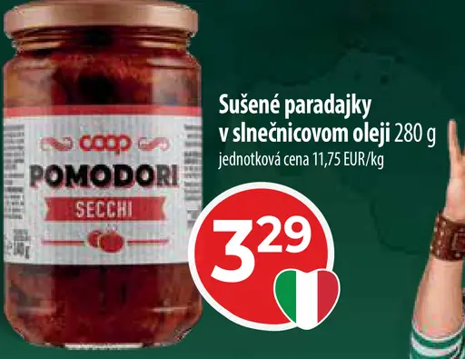 Coop Sušené paradajky v slnečnicovom oleji