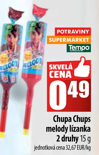 Chupa Chups Choco milky lízanka