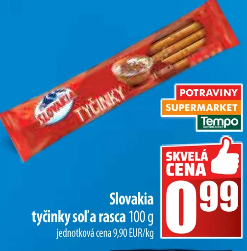 Slovakia Tyčinky soľ a rasca