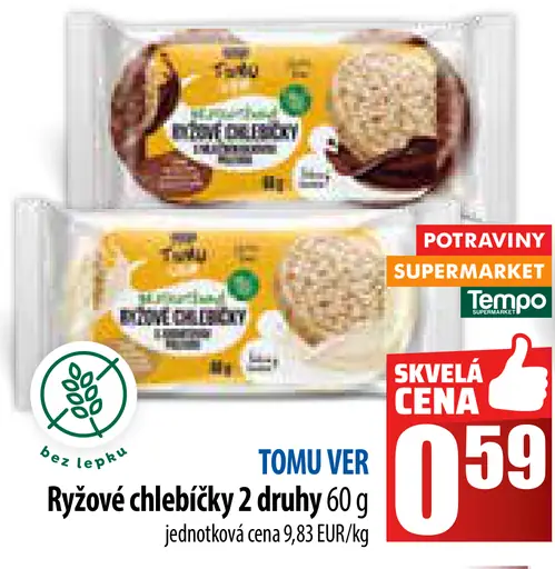 TOMU VER Ryžové chlebíčky