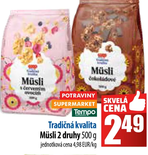 Tradičná kvalita Müsli