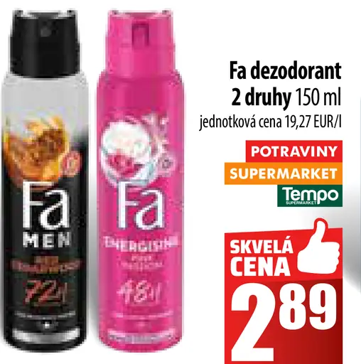 Fa dezodorant