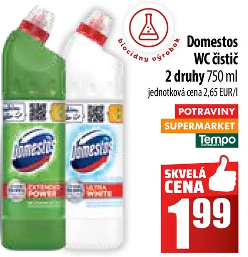 Domestos WC čistič