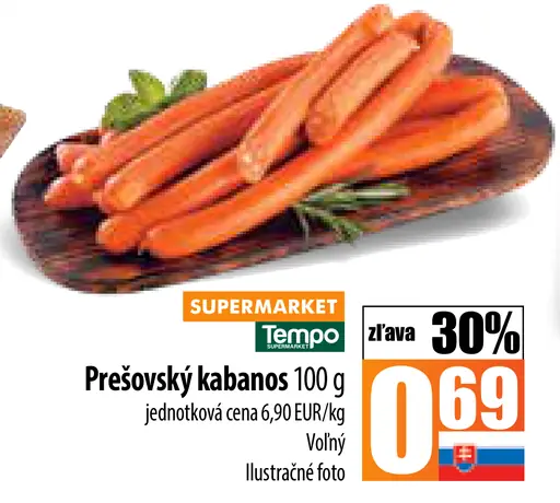 Coop Prešovský kabanos - voľný
