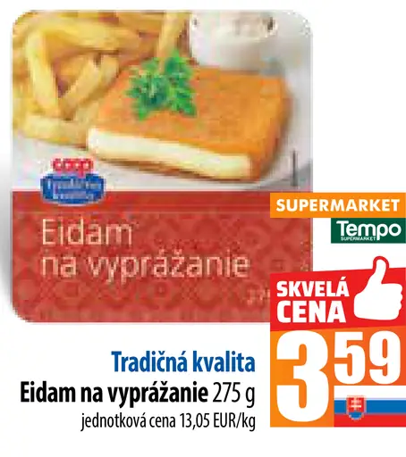 Eidam na vyprážanie syr