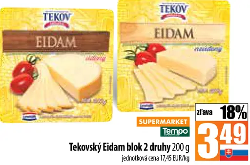 Tekovský Eidam syr
