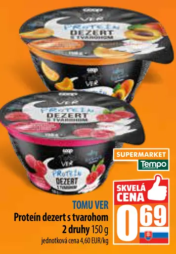 TOMI VER Proteín dezert s tvarohom