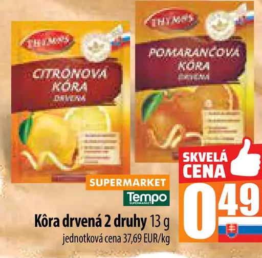 Ďumbier citronová kôra 2 druhy