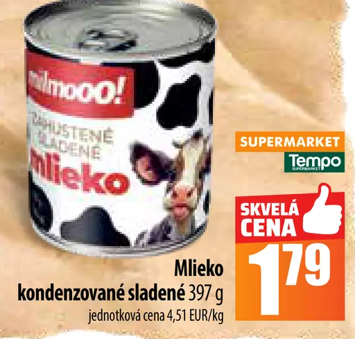 Milo Mlieko kondenzované sladené