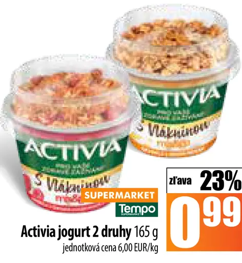 Activia jogurt marhuľa