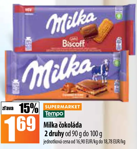 Milka Mliečna čokoláda
