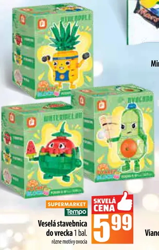 Veselá stavebnica do vrecka 1 bal.