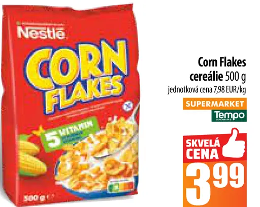 Nestlé Corn Flakes cereálie