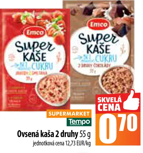 Emco Super kaše 2 druhy