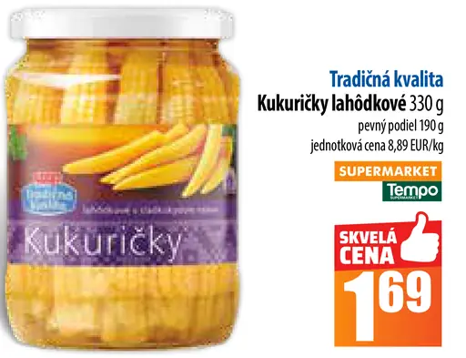 Tradičná kvalita Kukuřičky lahôdkové