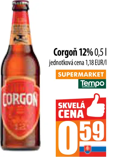 Corgoň 12% plechovka