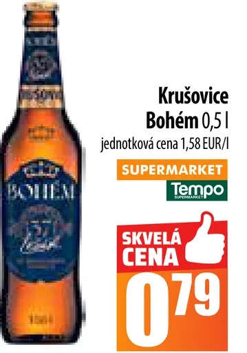 Krušovice Bohem plechovka