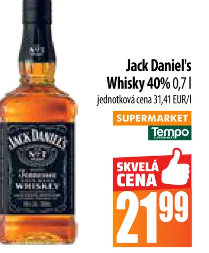 Jack Daniel’s Whisky 40%