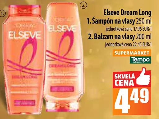 Elseve Dream Long šampón na vlasy