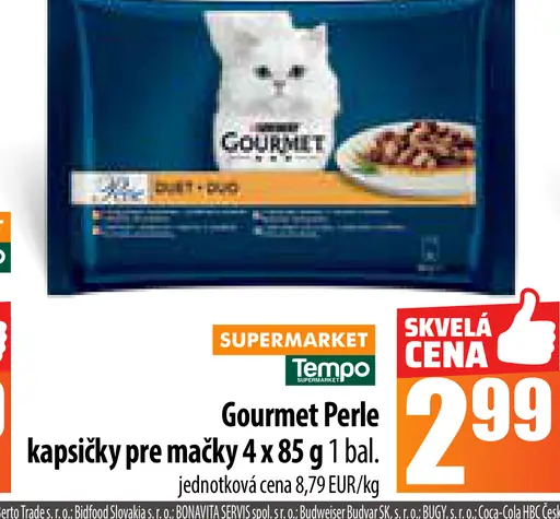 Gourmet Perle kapsičky pre mačky