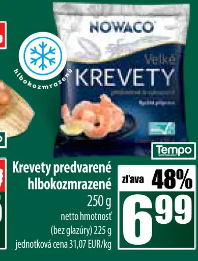 Nowaco Krevety predvarené