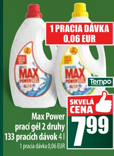 Max Power prací gél