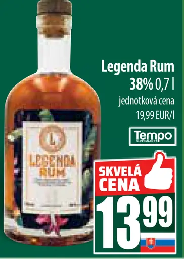 Legenda rum 38%