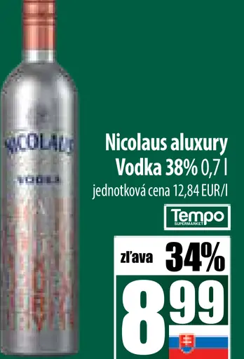 Nicolaus Vodka Aluxury 38%