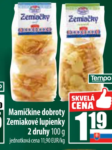Mamičkine dobroty Zemiakové lupienky