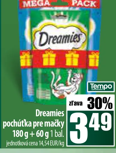 Dreamies pochúťka pre mačky