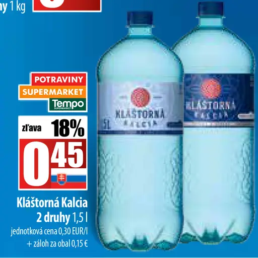 Kláštorná Kalcia voda