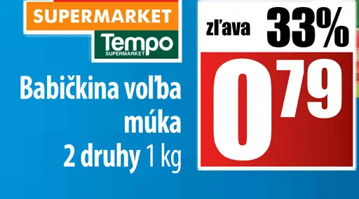 Babičkina voľba hladká/polohrubá múka